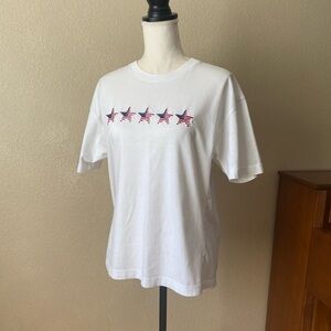 Vintage American Flag Cotton T-shirt